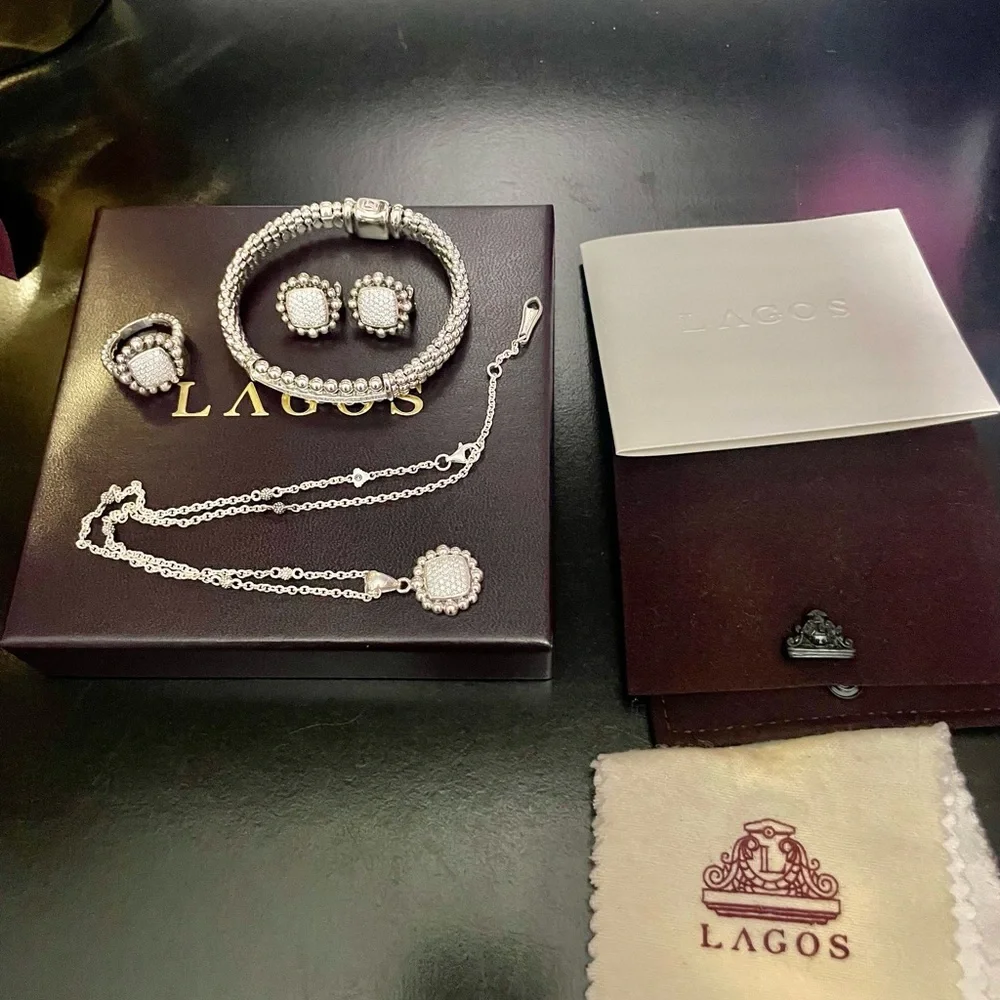 Lagos Caviar Spark Diamond Bracelet. - Picture 4 of 4